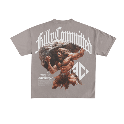 1 - Heart of a Warrior - Over Sized Tee